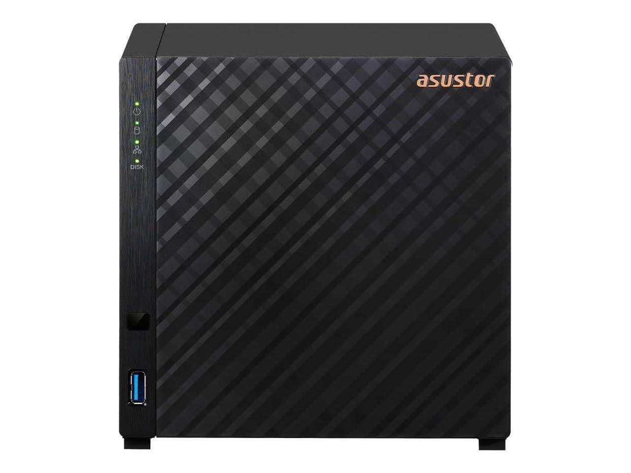Asustor AS1204T Drivestor 4 Gen 2 4 Bay NAS, 1.7GHz CPU, 2.5GbE