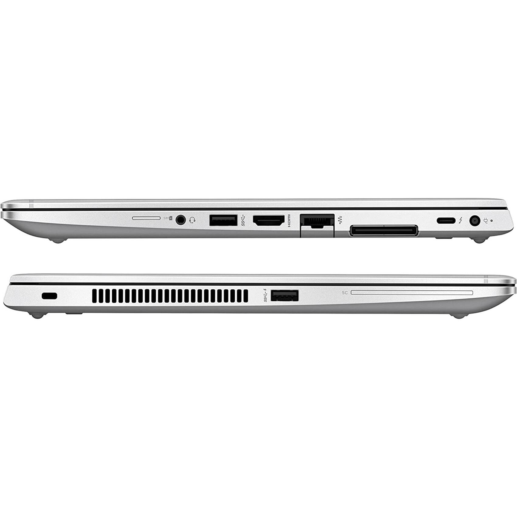 Alt View 12. HP - 840 G5 14" Refurbished Laptop - Intel 8th Gen Core i7 with 16GB Memory - Intel UHD Graphics 620 - 512GB SSD - Silver.