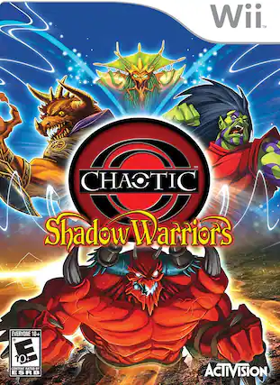 Wii
CHAOtic Shadow Warriors
EVERYONE 10+
CONTENT RATED BY ESRB
ACTIVISION - E10+ (Everyone 10+)
