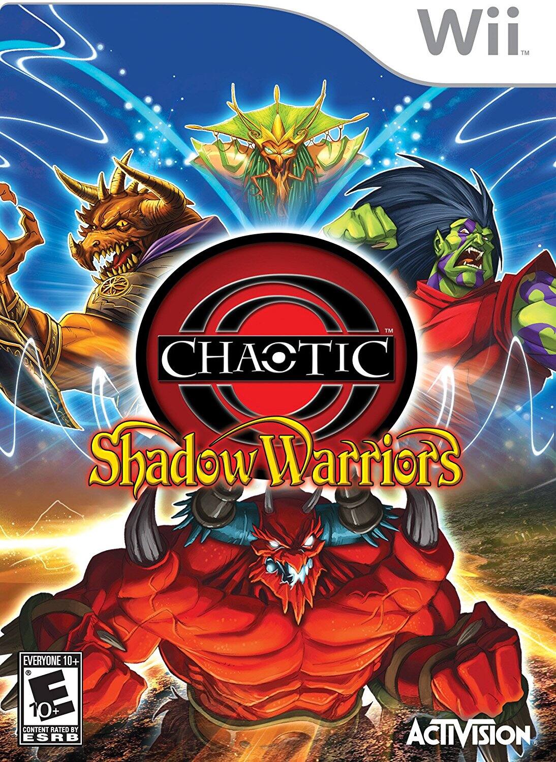 Wii  
CHAOtic Shadow Warriors  
EVERYONE 10+  
CONTENT RATED BY ESRB  
ACTIVISION