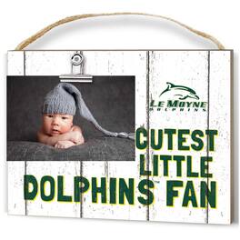 Jardine - Le Moyne Dolphins 8'' x 10'' Cutest Little Weathered Logo Clip Photo Frame - White