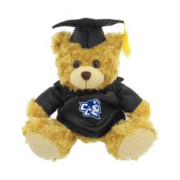Jardine - Central Connecticut State Blue Devils 12'' Graduation Plush Bear - Oatmeal