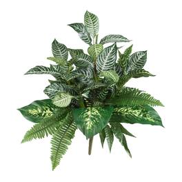 BreeBe - 25" Mix Greens Artificial Plant (Set of 2) - Multicolor 1