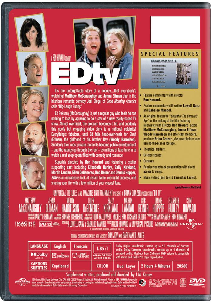 Angle. EDtv - DVD.