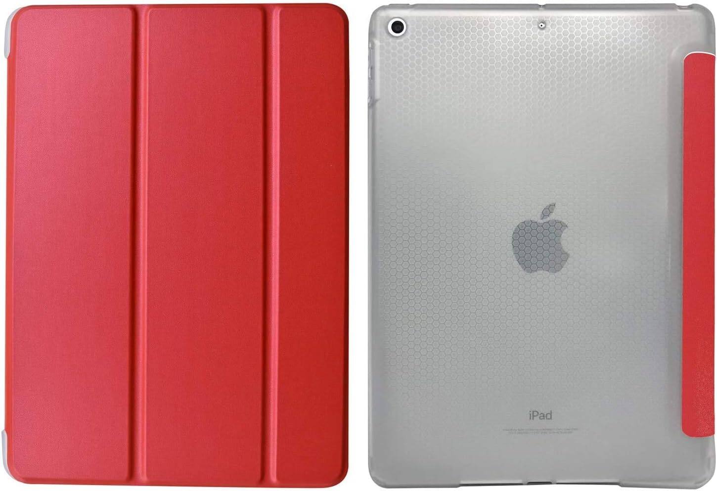 Alt View 2. DuraSafe Cases - iPad mini 7/6 8.3" 2024/2021 Flexible Protective Case with Smart Magnetic Cover A2567 A2568 A2569 A2993 A2995 A2996 - Red.