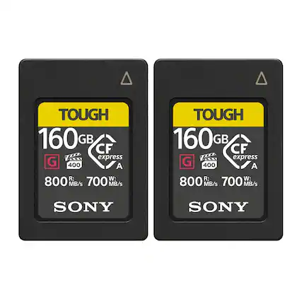 TOUGH 160GB CF express G 400 A R: 800 MB/s W: 700 MB/s
SONY