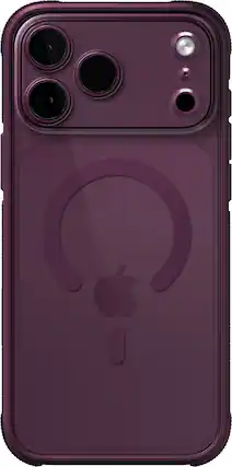 Front. dbrand - Ghost Case with MagSafe for Apple iPhone 18 Pro Max / iPhone 17 Pro Max - Burgundy.