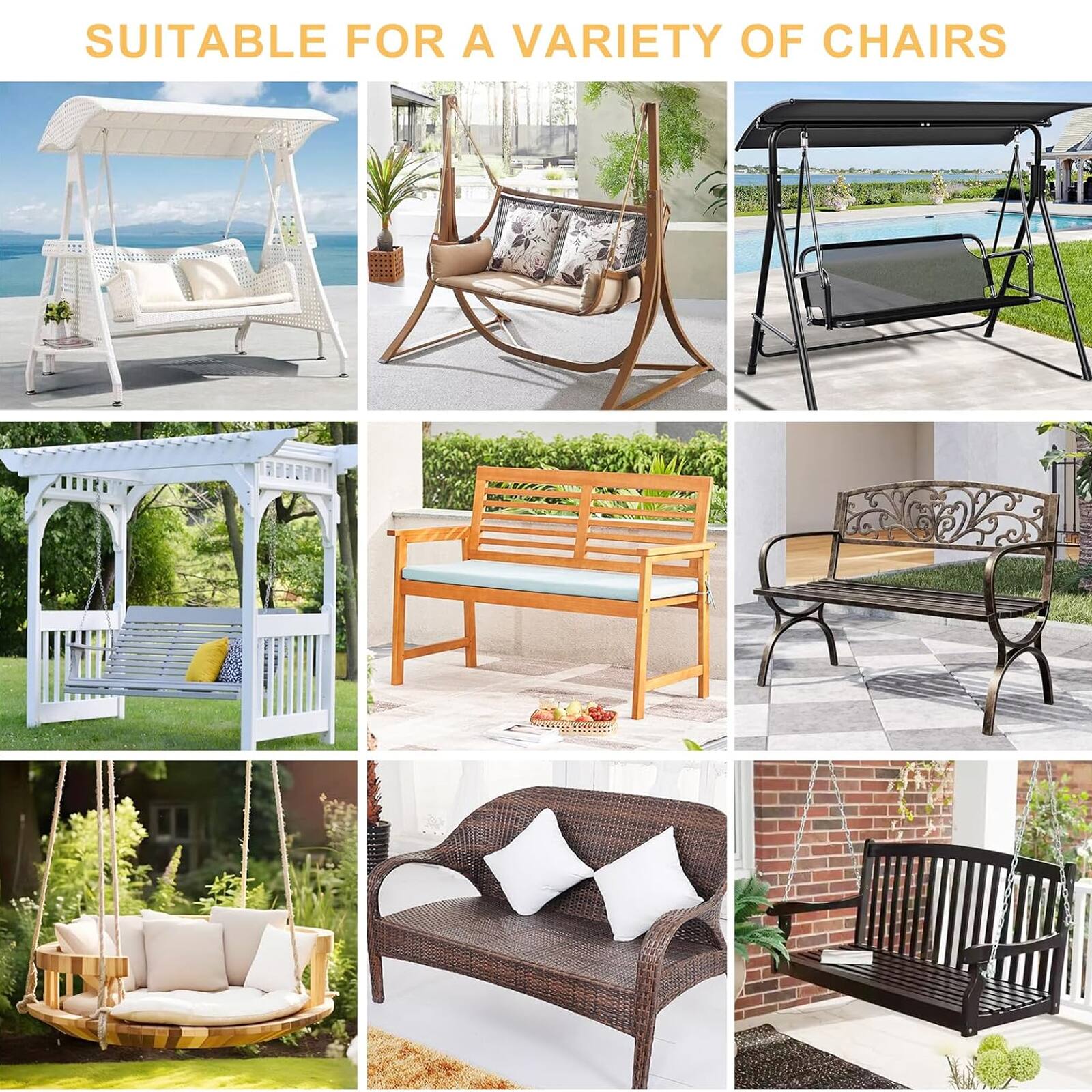 SUITABLE FOR A VARIETY OF CHAIRS