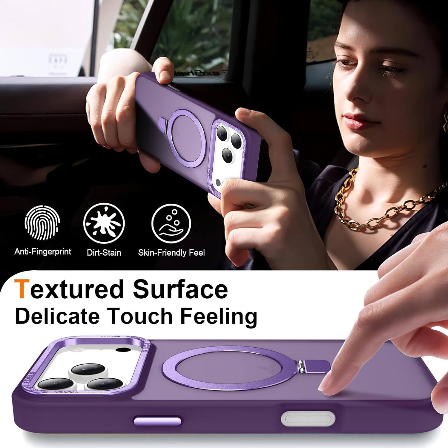 Inerka Anti-Fingerprint Dirt-Stain Skin-Friendly Feel Textured Surface Delicate Touch Feeling

Textured Surface
Delicate Touch Feeling