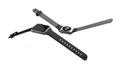 Left. Belkin - Belkin Bracelet Apple Watch 42mm / 44mm Belkin Sport Band - Black - Black.