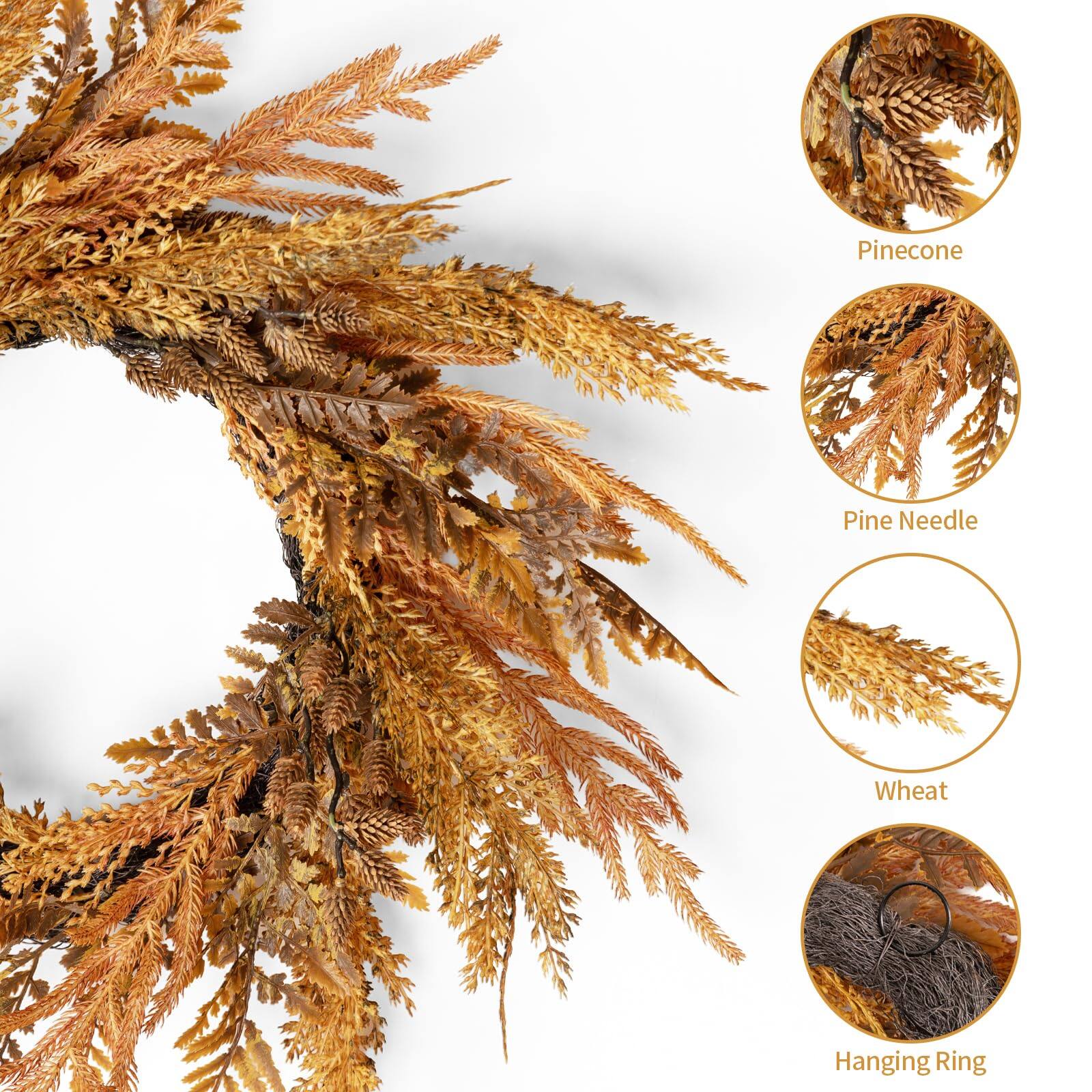 Pinecone  
Pine Needle  
Wheat  
Hanging Ring