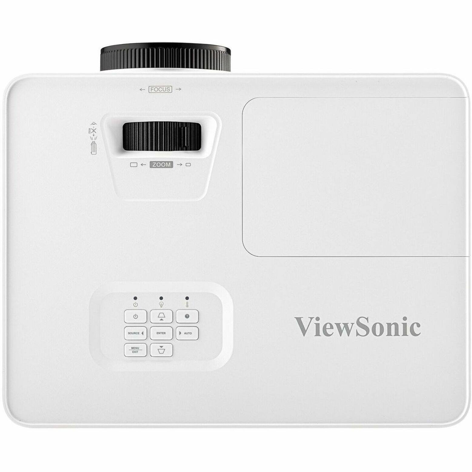 Alt View 10. ViewSonic - Home and Office PA503HD 1080P DLP Projector - White.