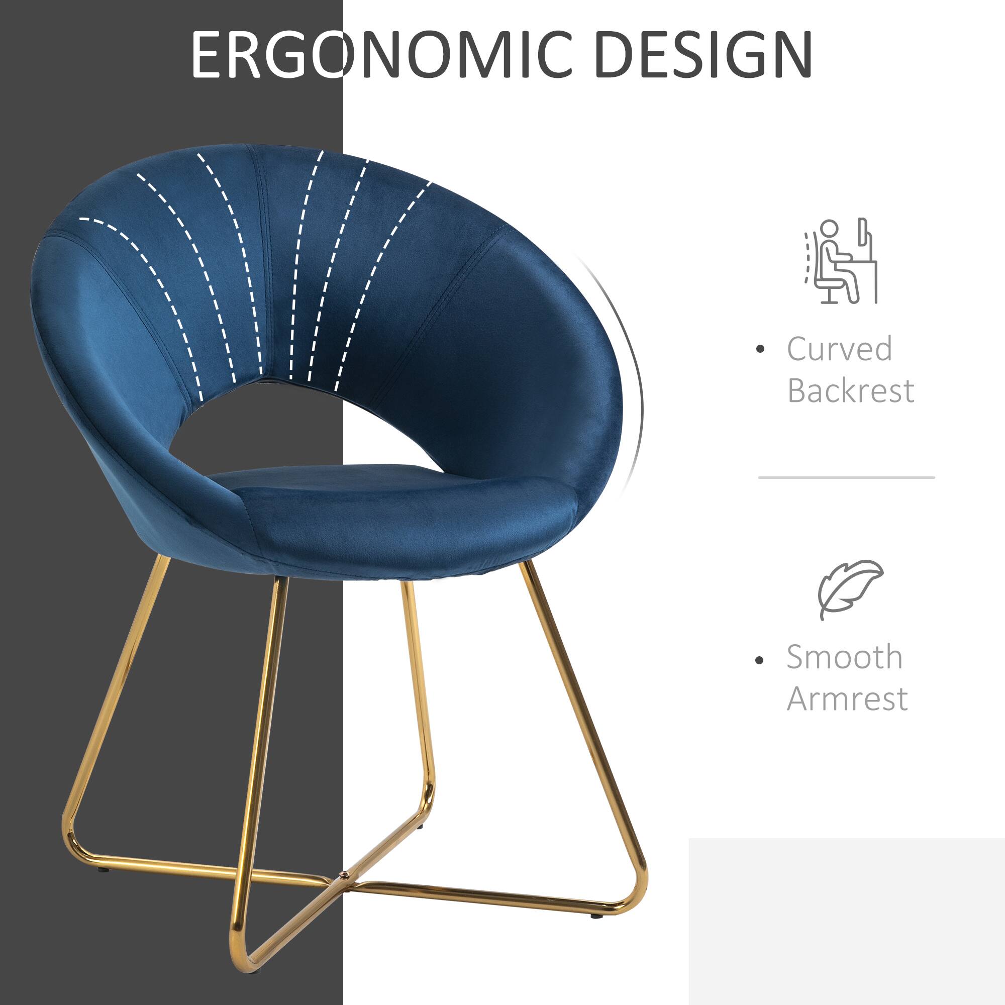 ERGONOMIC DESIGN

- Curved Backrest
- Smooth Armrest