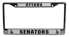 Rico Industries - Ottawa Senators NHL Chrome Metal License Plate Frame - Multi