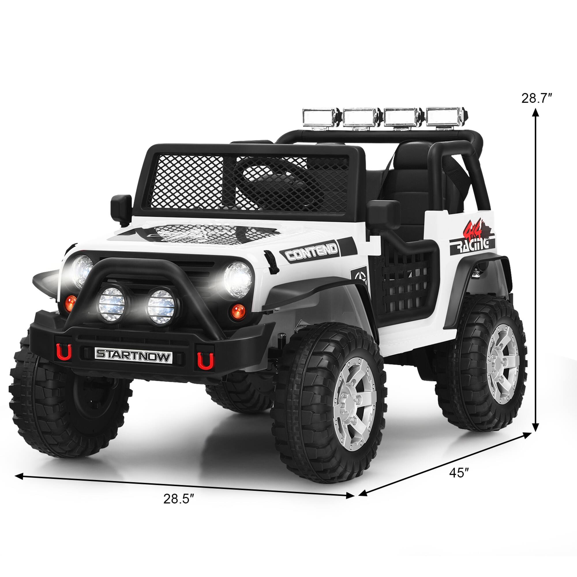 28.7"  
CONTEND  
44 RACING  
STARTNOW  
28.5"  
45"