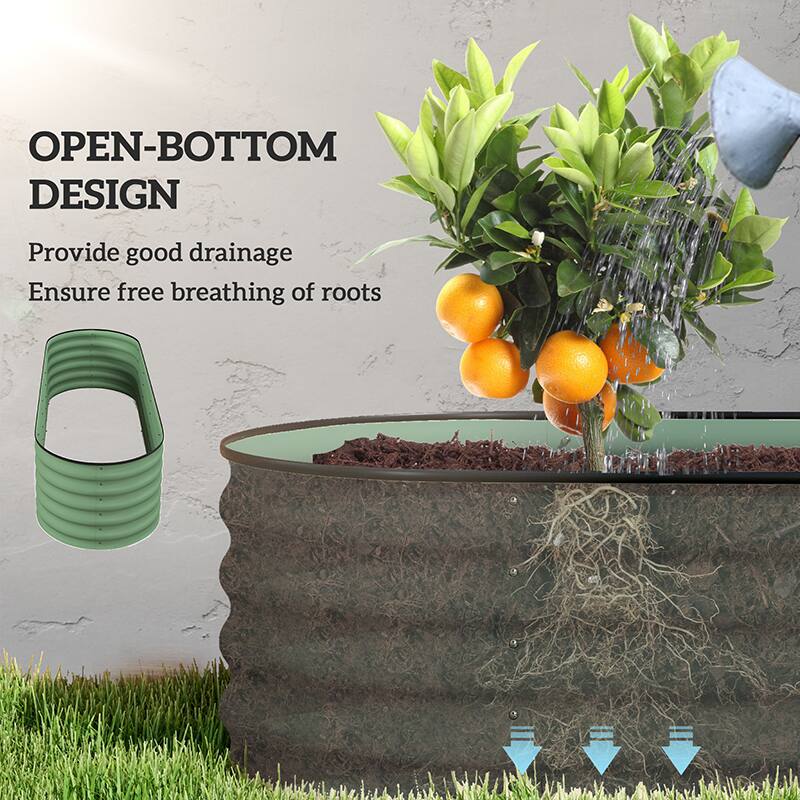 OPEN-BOTTOM DESIGN  
Provide good drainage  
Ensure free breathing of roots