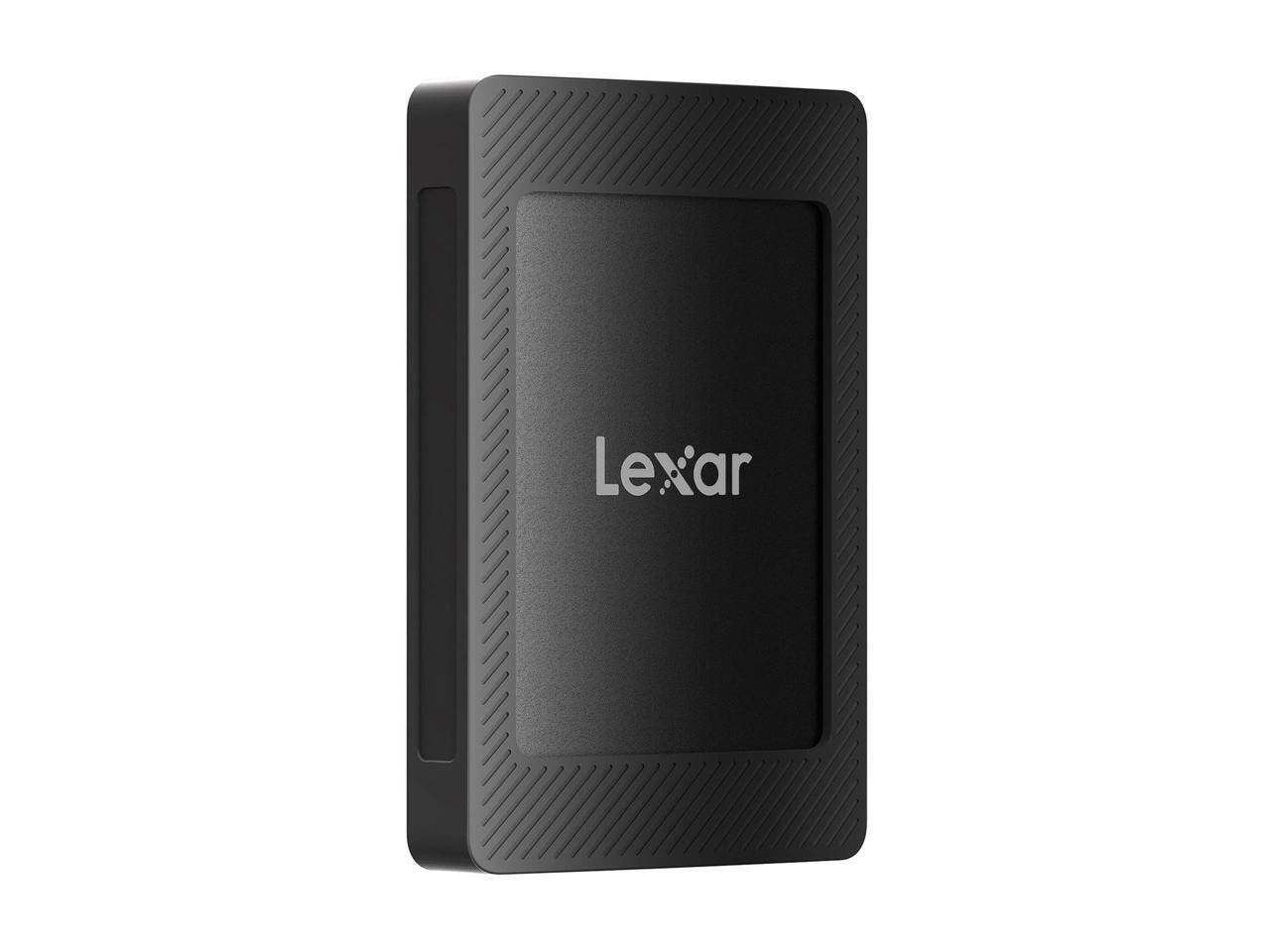 Alt View 7. Lexar - Lexar SL500 USB 3.2 Gen2x2 Portable SSD 1TB with Magnetic Set - Black -  LSL500M001T-RNBNG.