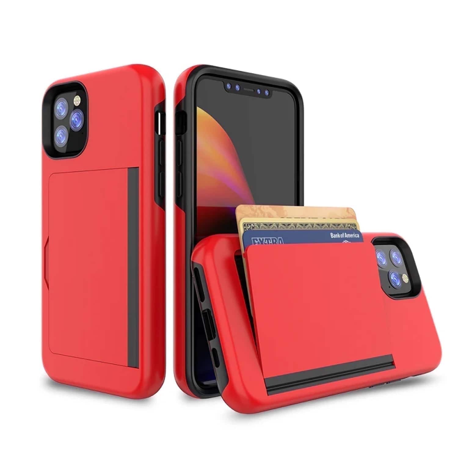 RomeTech - Rome Tech Wallet Case for iPhone 13 mini - Red