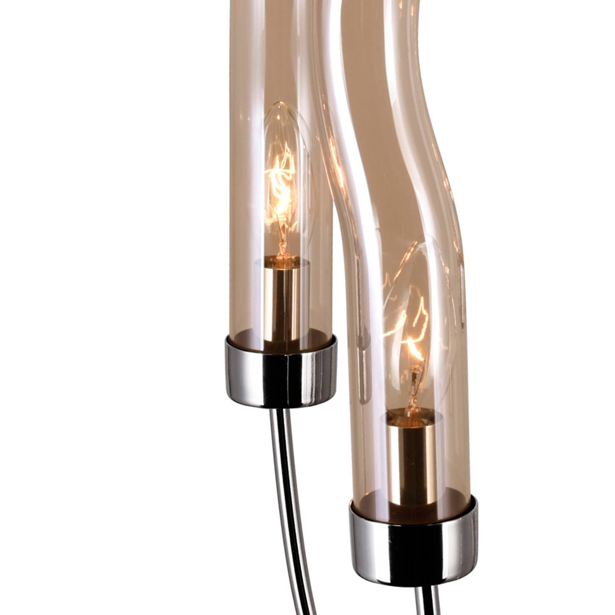 Alt View 1. CWI Lighting - Meduse 8 Light Chandelier With Polished Nickel Finish - Polished Nickel.