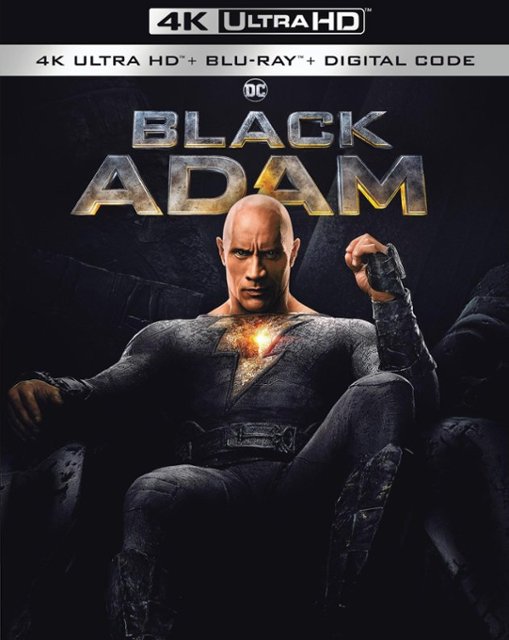 Front Zoom. Black Adam [Includes Digital Copy] [4K Ultra HD Blu-ray/Blu-ray]] [2022].