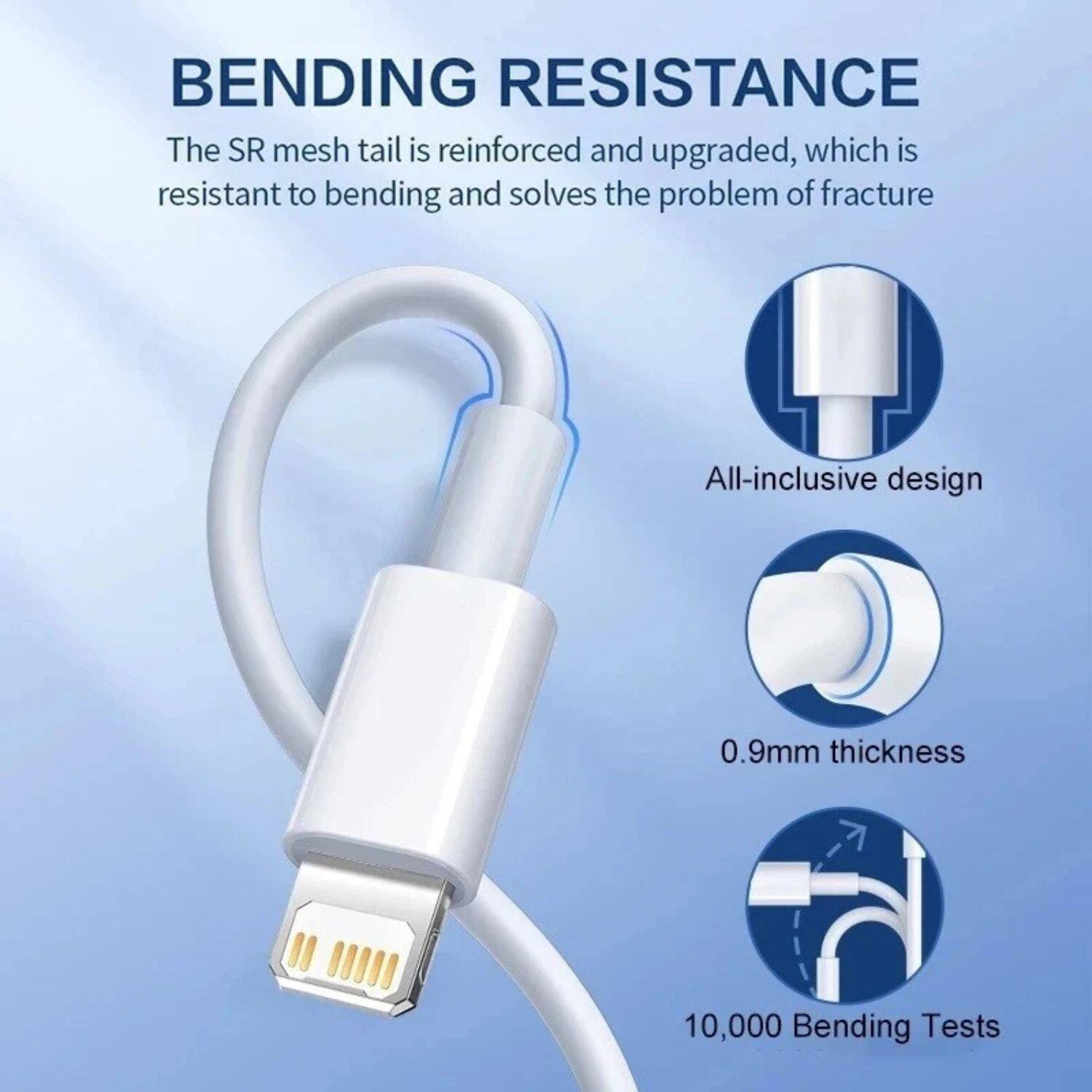 BENDING RESISTANCE

The SR mesh tail is reinforced and upgraded, which is resistant to bending and solves the problem of fracture.

- All-inclusive design
- 0.9mm thickness
- 10,000 Bending Tests