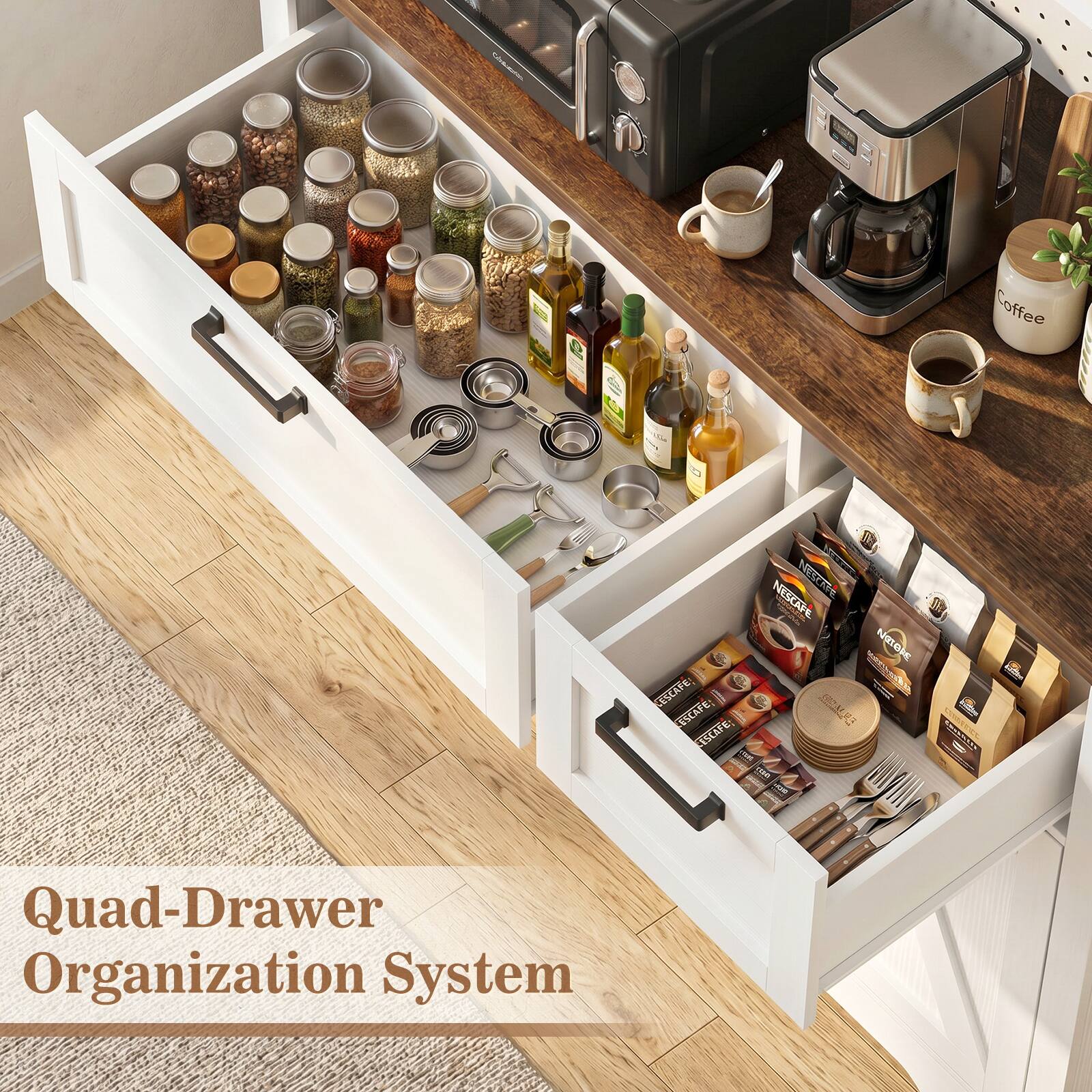 Quad-Drawer Organization System