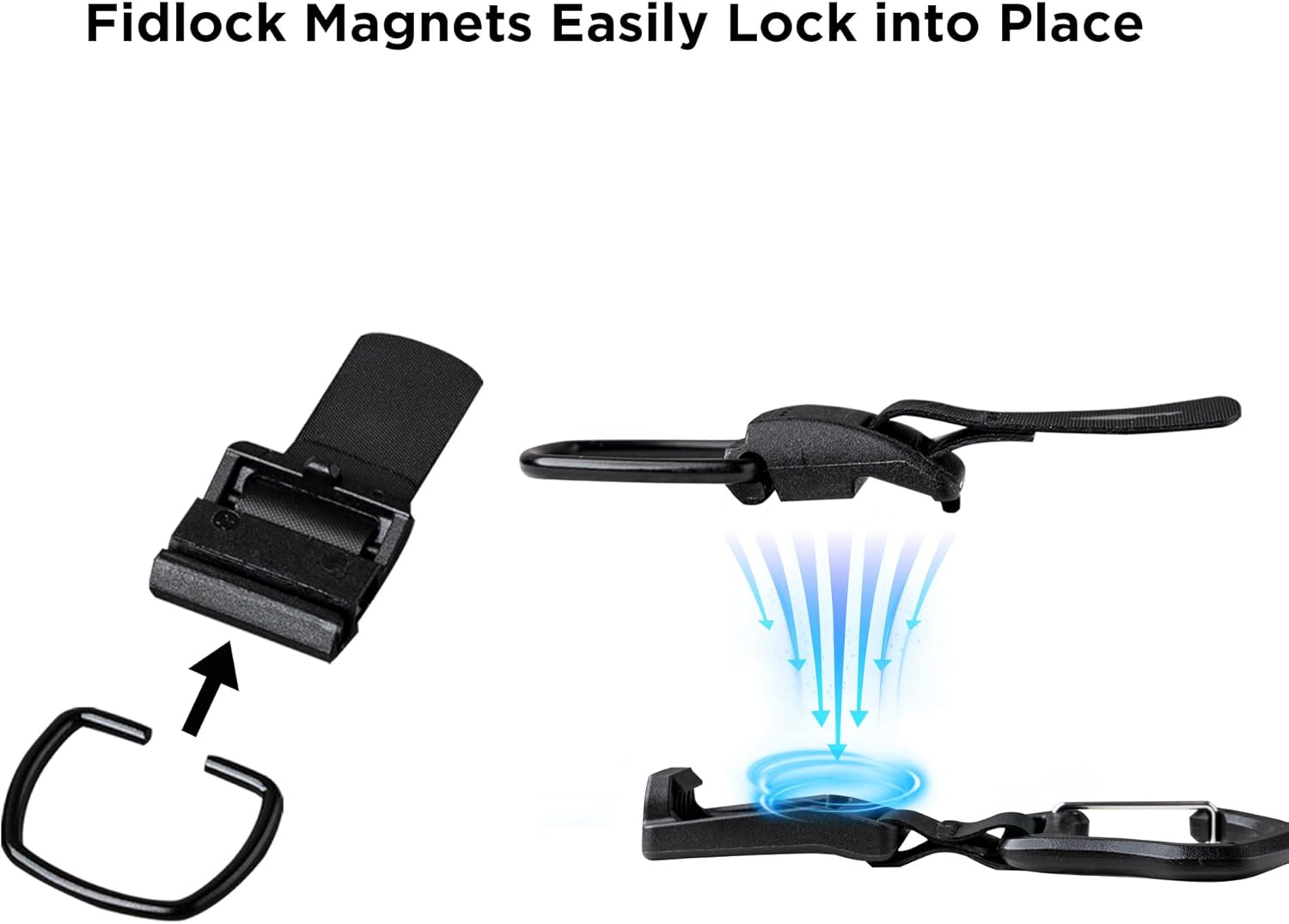 Fidlock Magnets Easily Lock into Place