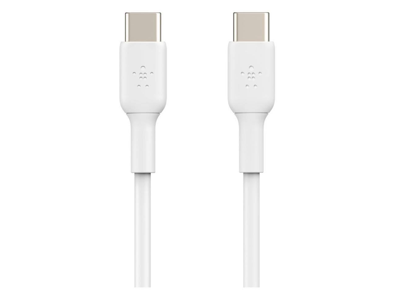 Alt View 3. Belkin - Belkin BOOST CHARGE USB-C to USB-C Cable (2m / 6.6ft, White).