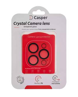 Casper - Camera Lens Protector Compatible For iPhone 16 Pro / 16 Pro Max - Crystal Full Cover - Clear/Transparent