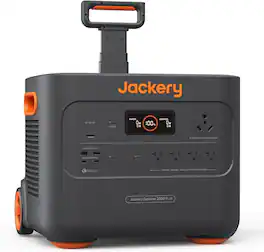 Jackery - Explorer 2000 Plus Portable Power Station (2042 Wh Capacity) - Black