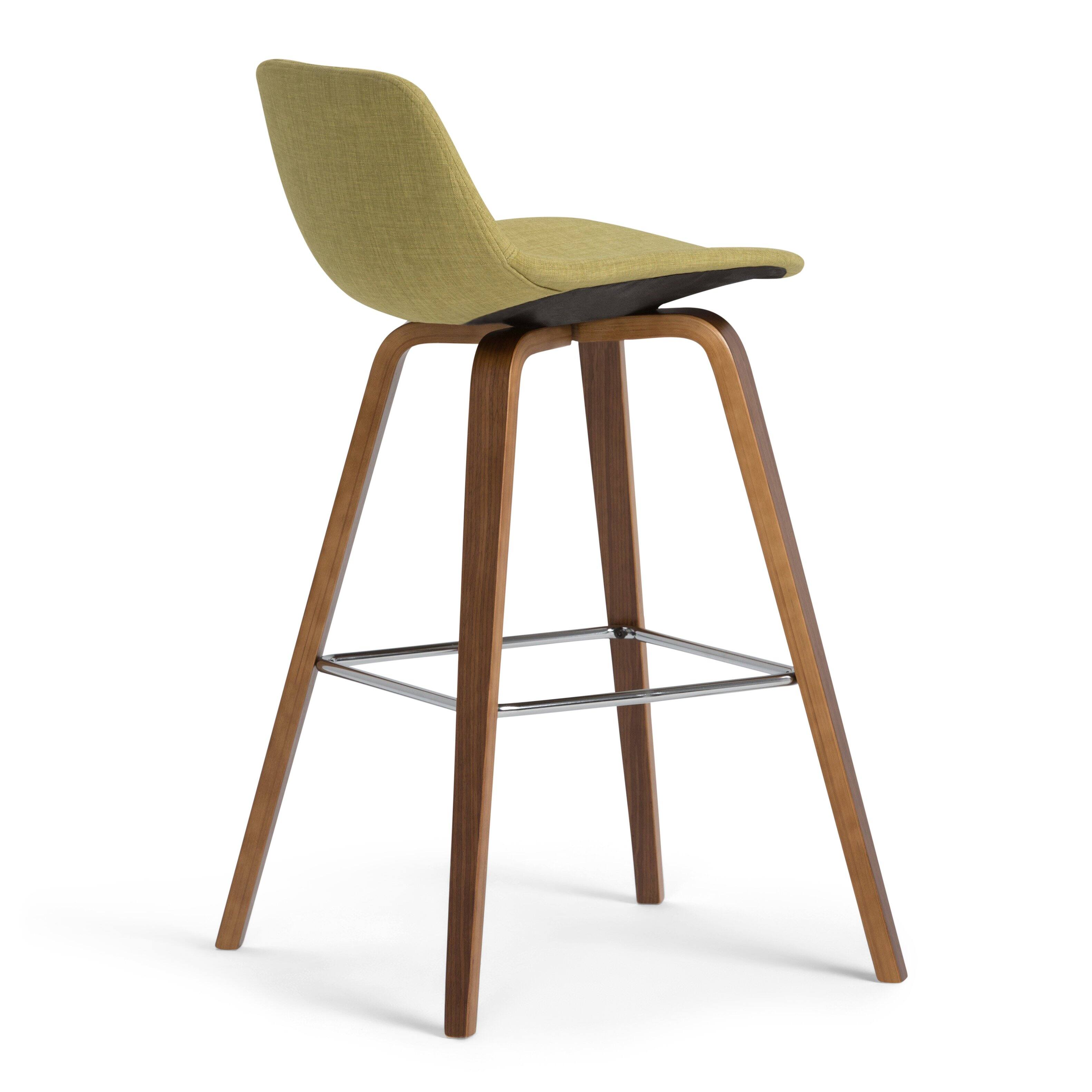 Alt View 11. Simpli Home - Randolph Bentwood Counter Height Stool (Set of 2) - Acid Green.