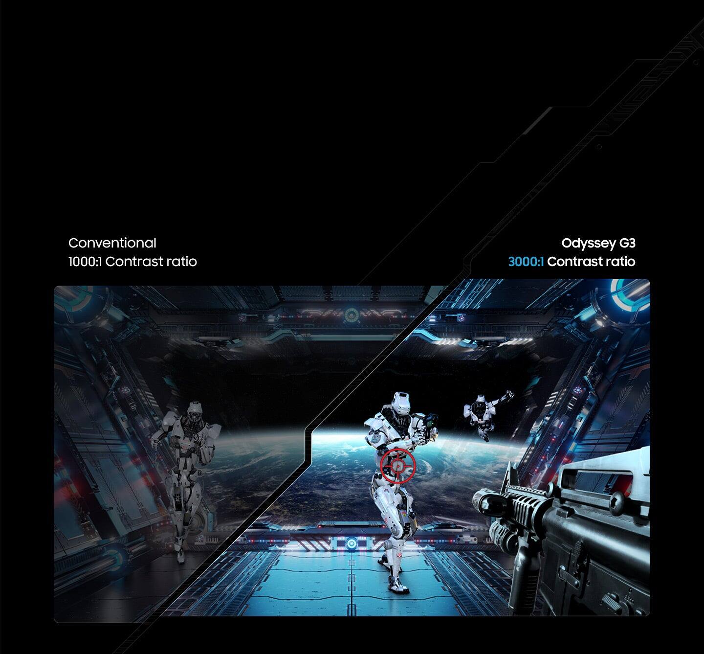 Alt View 33. Samsung - Odyssey G3 32" Curved FHD 1ms AMD FreeSync Premium Gaming Monitor - Black - Black.