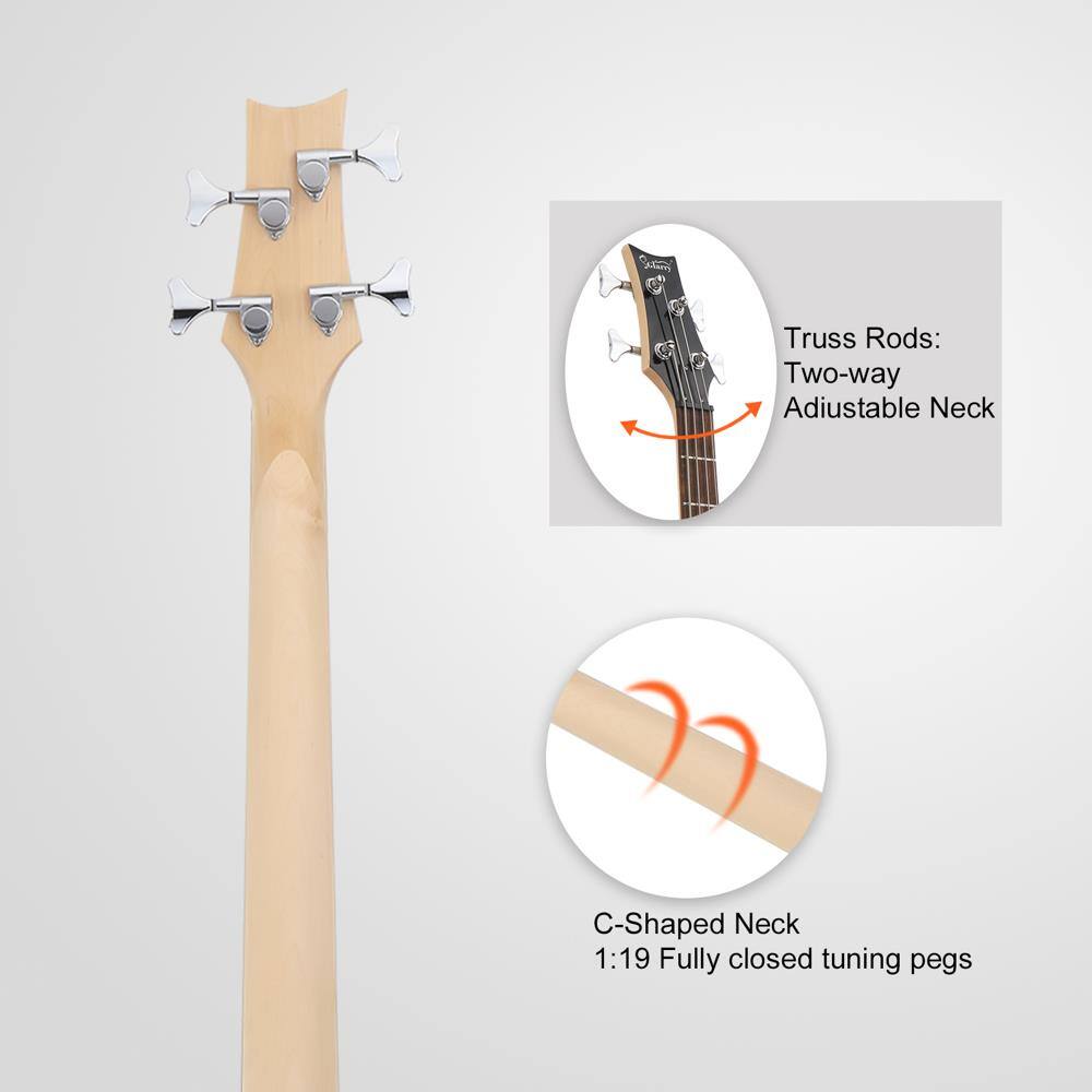 Truss Rods: Two-way Adjustable Neck

C-Shaped Neck
1:19 Fully closed tuning pegs