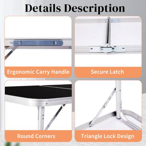 Details Description

- Ergonomic Carry Handle
- Secure Latch
- Round Corners
- Triangle Lock Design