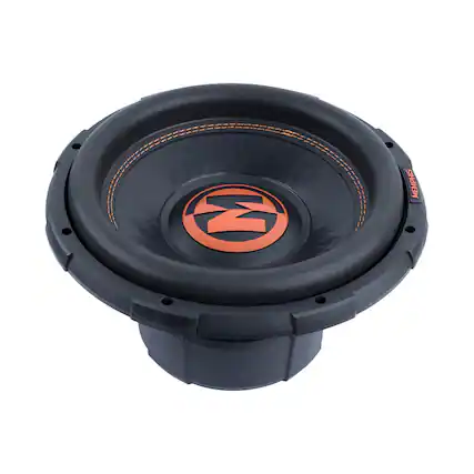 Front. Memphis Car Audio - Memphis Audio MJP1244 MOJO Pro Series 12" Component Subwoofer with Dual 4-ohm Voice Coils - Black/Gray.
