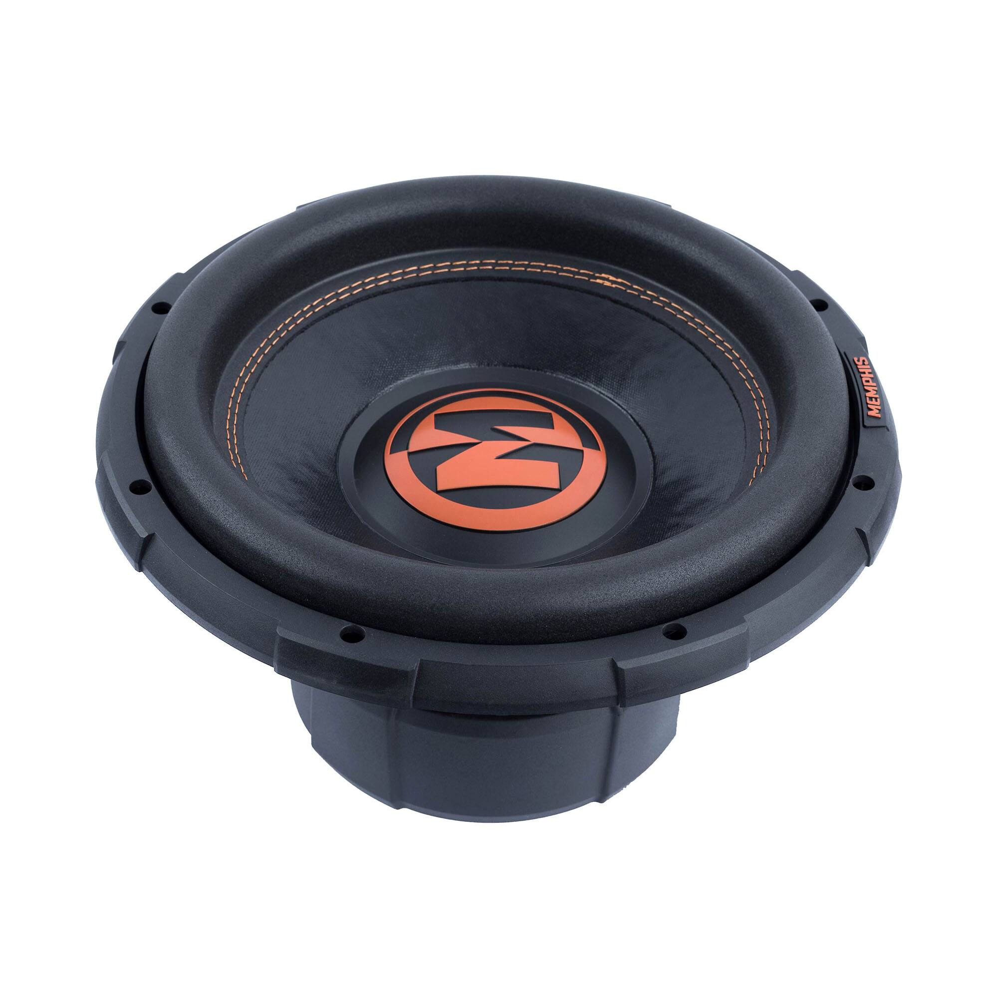Front. Memphis Car Audio - Memphis Audio MJP1244 MOJO Pro Series 12" Component Subwoofer with Dual 4-ohm Voice Coils - Black/Gray.