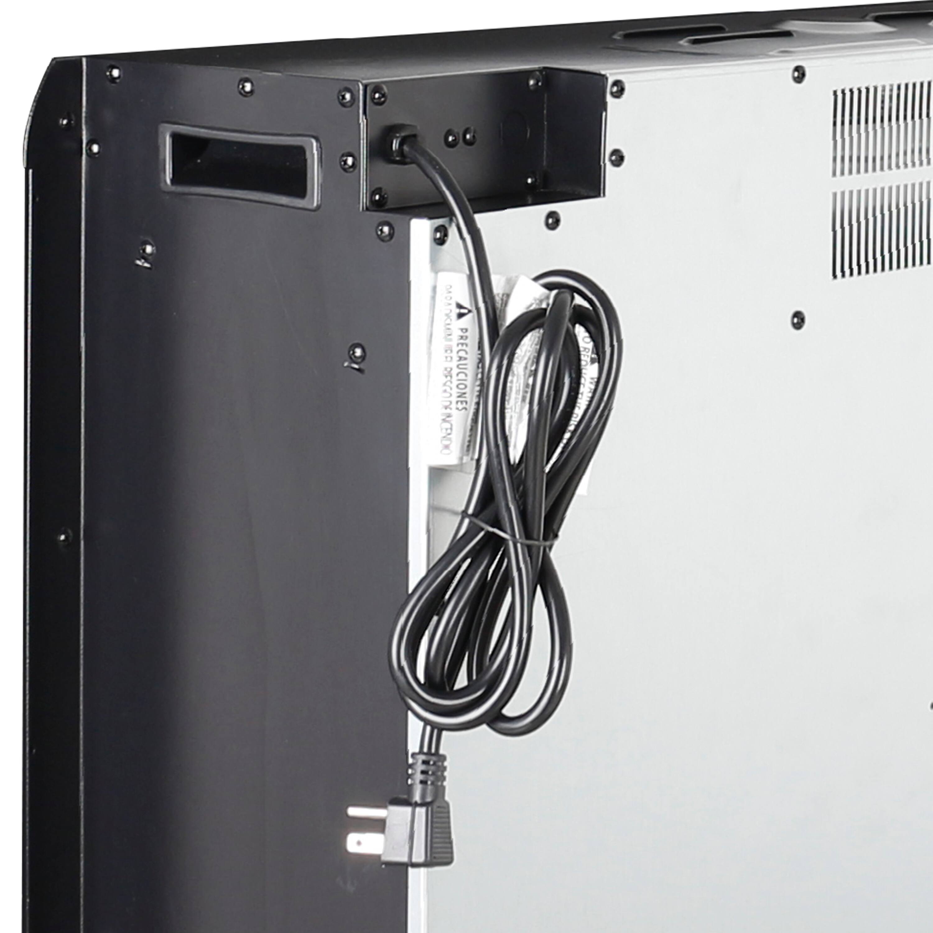 Alt View 8. Tiramisubest - 33" Infrared Electric Fireplace with Removable Trim kit Insert,Touch Panel Home Decor Heater,Smokeless Firebox - Antique Black.