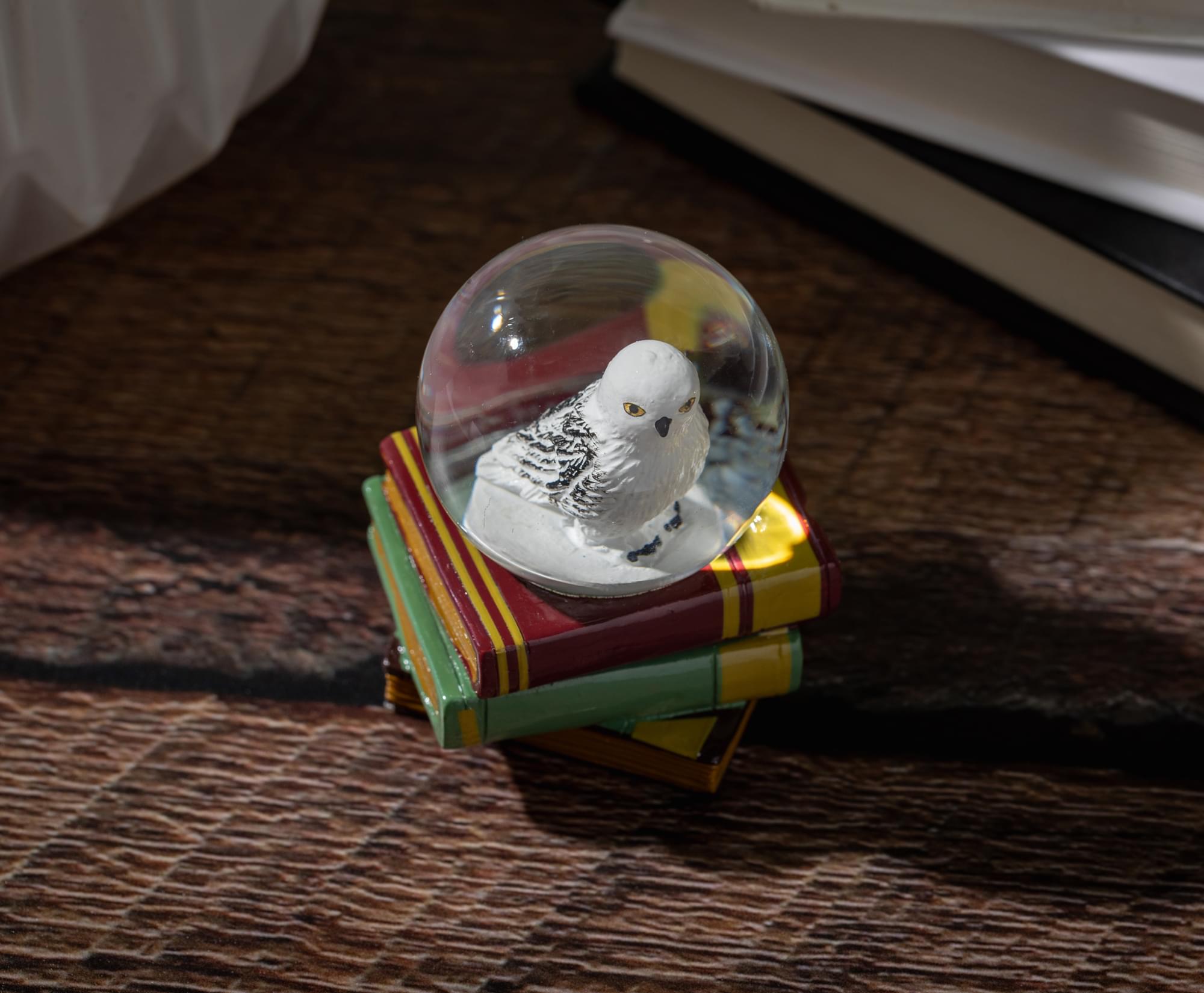 Alt View 4. Silver Buffalo - Harry Potter Hedwig the Owl 3-Inch Mini Snow Globe - White.