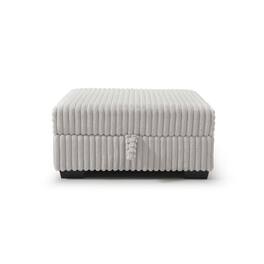 Glory Furniture - Teddy Ottoman - Ivory