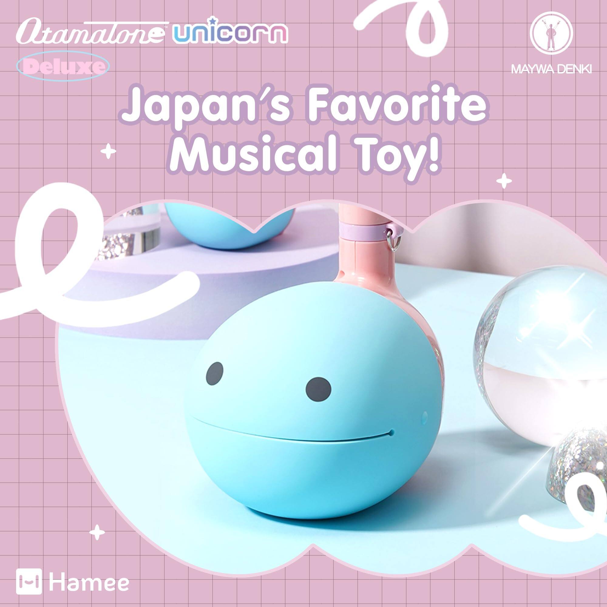 Atamalone unicorn Deluxe  
Japan's Favorite Musical Toy!  
MAYWA DENKI  
Hamee
