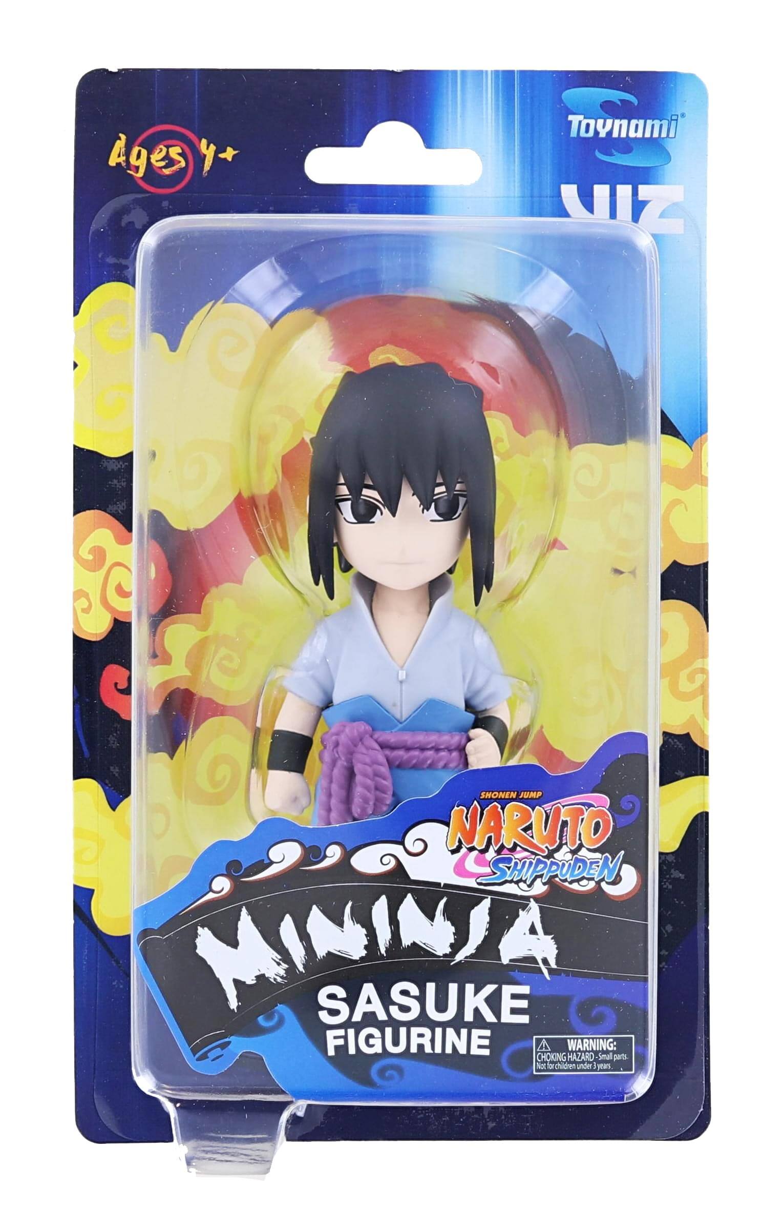 Toynami - Naruto Shippuden Mininja 4 Inch Figurine Series 1 | Sasuke - Blue price history on PriceWatchPro