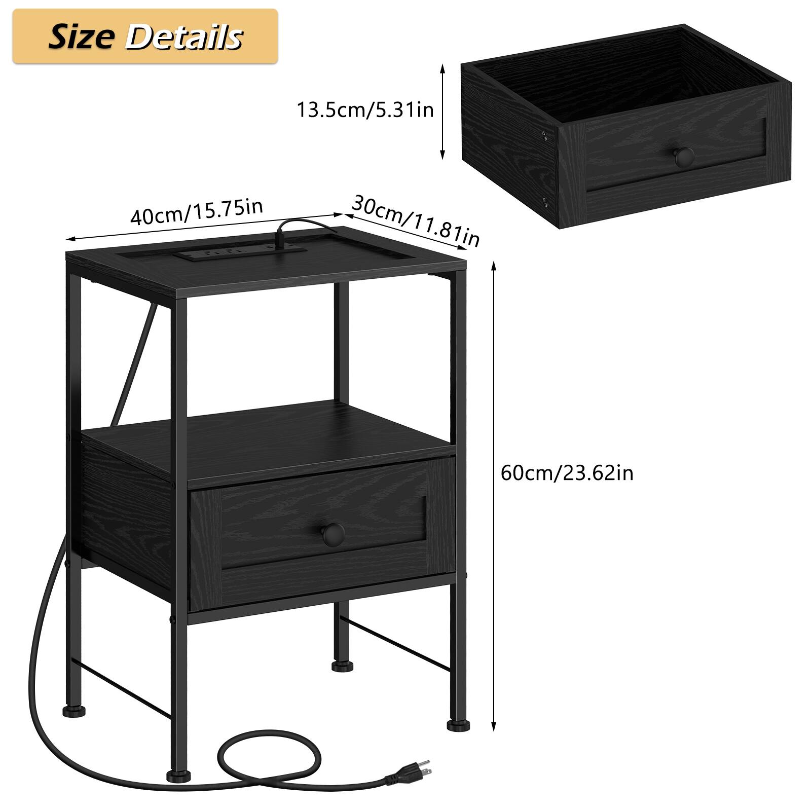 Size Details

13.5cm/5.31in

40cm/15.75in

30cm/11.81in

60cm/23.62in