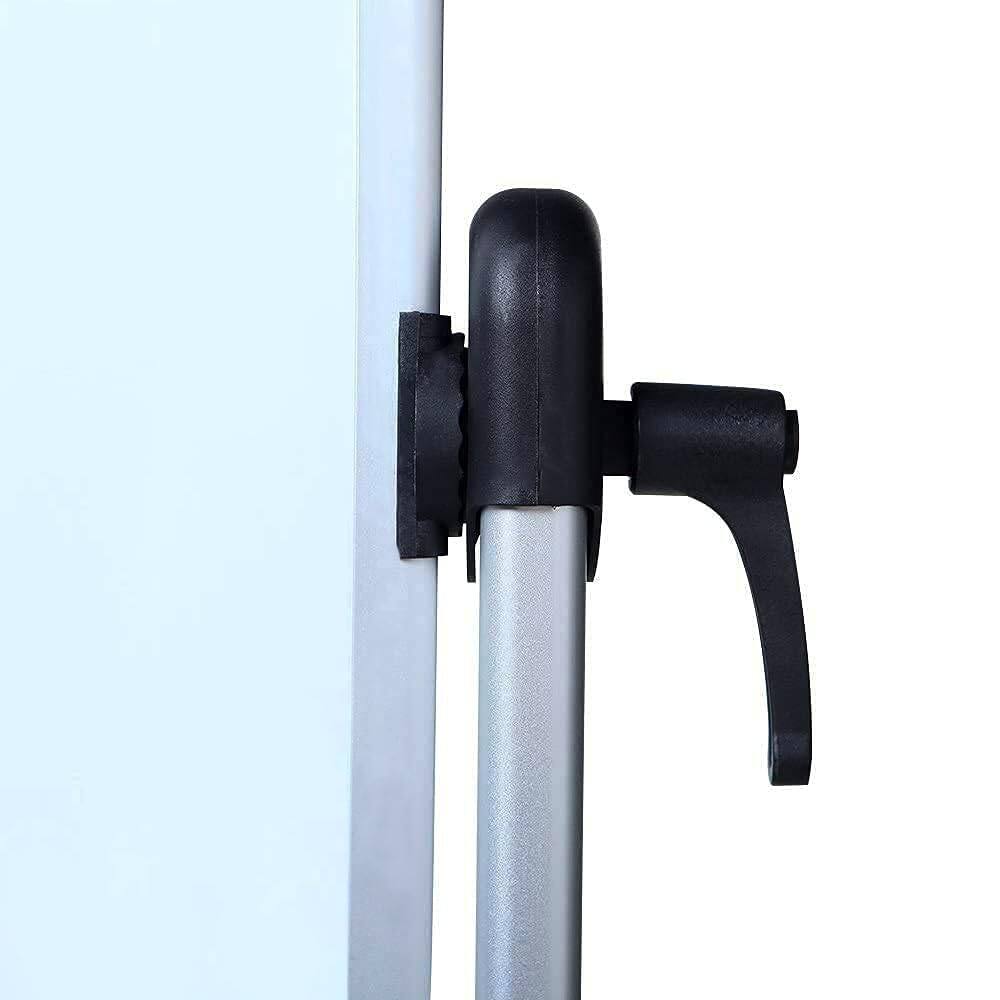 Alt View 3. Stylel Star - Double-sided Magnetic Mobile Whiteboard 48 X 36 Inches Aluminium Frame And Stand Double-sided Mobile Whiteboard Board.