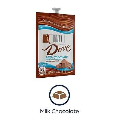 Celebrate the small things.

Dove  
Milk Chocolate  
Hot Chocolate Drink

80 CAL  
NET WT 0.66 OZ (187 g)

Milk Chocolate