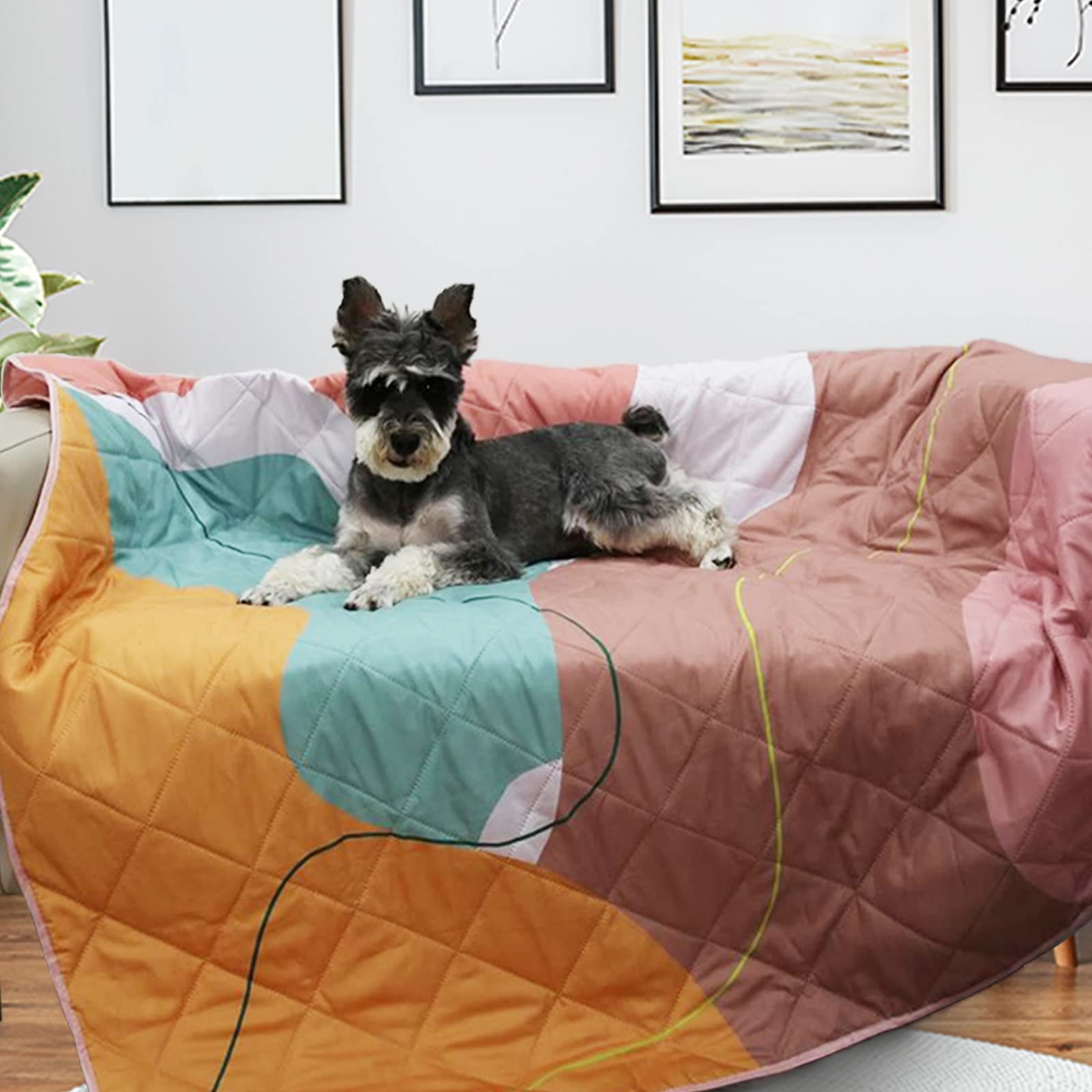 Alt View 2. Reds Spade - Waterproof Picnic Blanket Inches Large Multicolor Floral Polyester Sandproof Modern Camping PolyesterLarger... - Waved Blue.