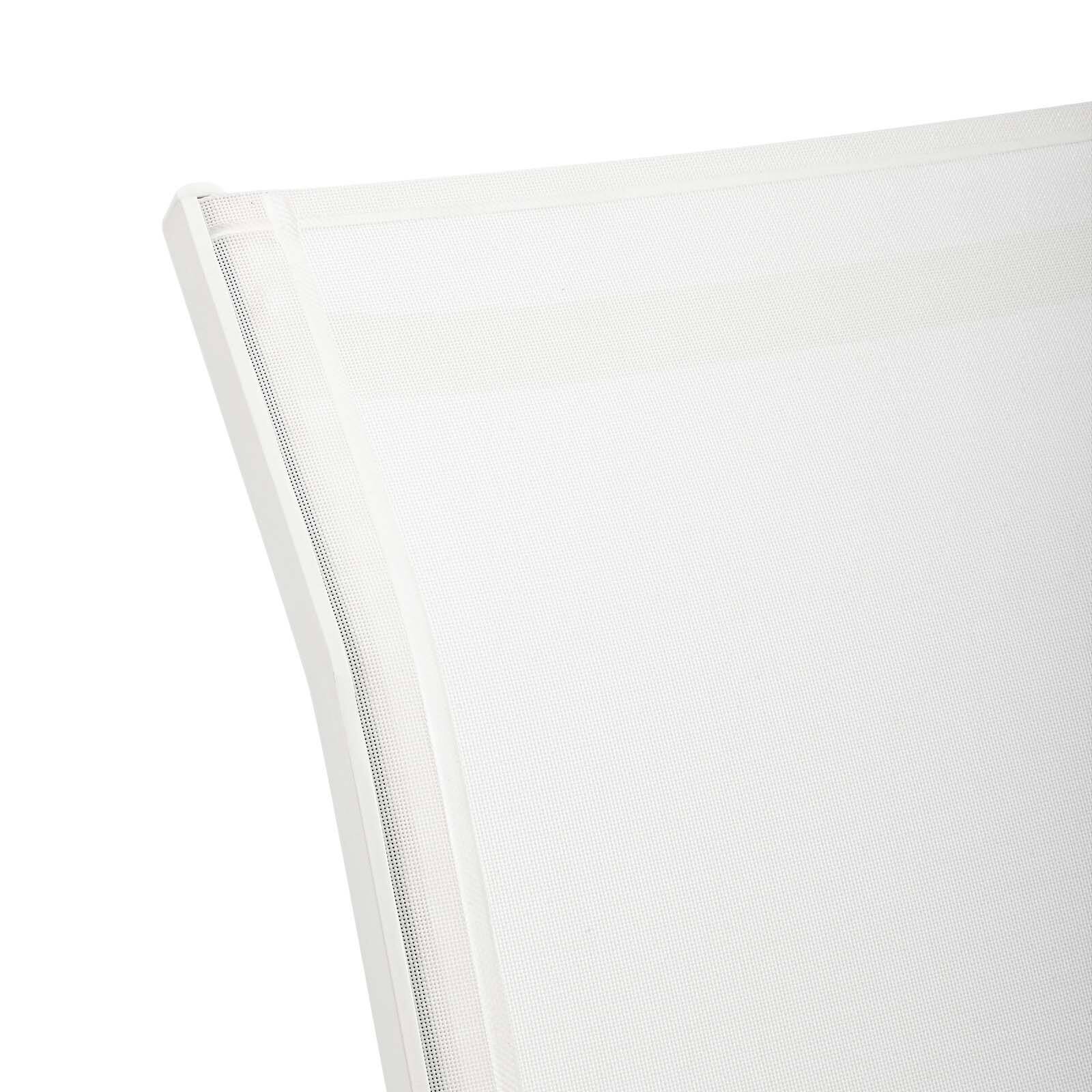 Alt View 2. Modway - Traveler Rocking Outdoor Patio Mesh Sling Lounge Chair by Modway - White White.