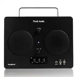Tivoli Audio - Songbook Bluetooth Speaker with Built-In Pre-Amp and Carrying Handle - Black