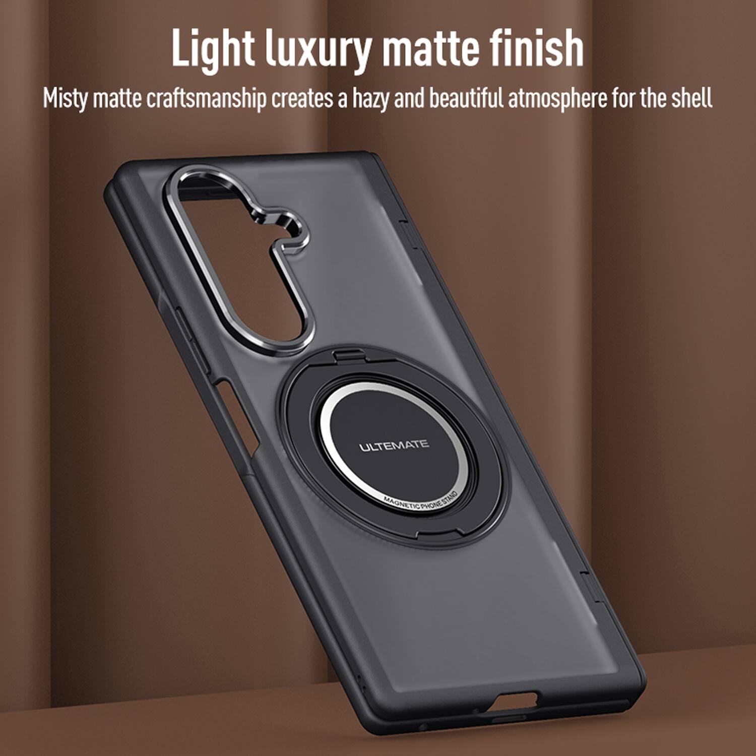 Light luxury matte finish  
Misty matte craftsmanship creates a hazy and beautiful atmosphere for the shell  
ULTIMATE MADRETO