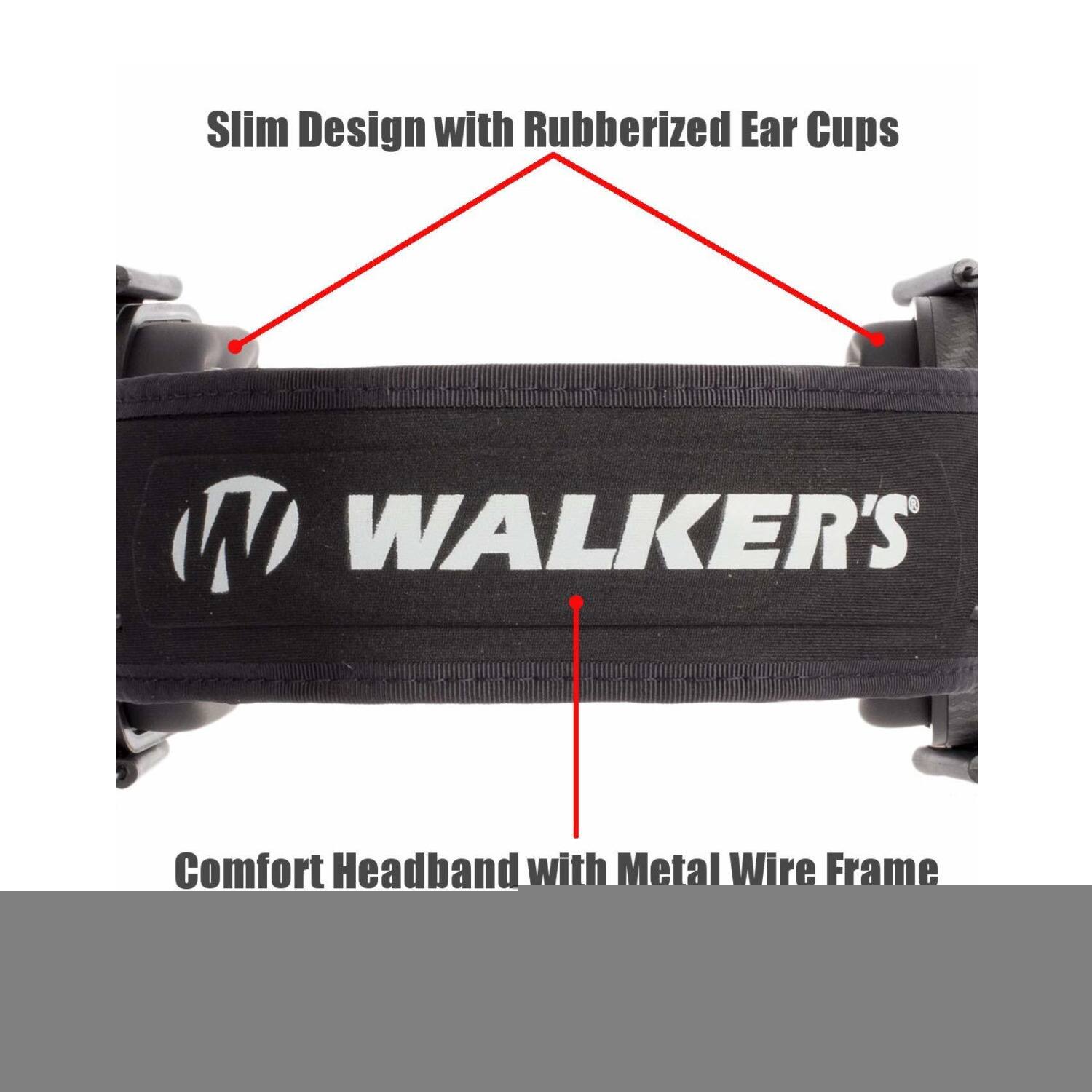 Slim Design with Rubberized Ear Cups  
Comfort Headband with Metal Wire Frame