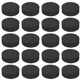 Unique Bargains - 32pcs Single Sided Speaker Isolation Feet Pads, 30x10mm Non Slip Foam Shock Absorption Pad for Amplifier - Black
